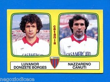 1985-86 PANINI FOOTBALLERS Figure-Sticker No. 412 -BORGES-CANUTI CATANIA-New