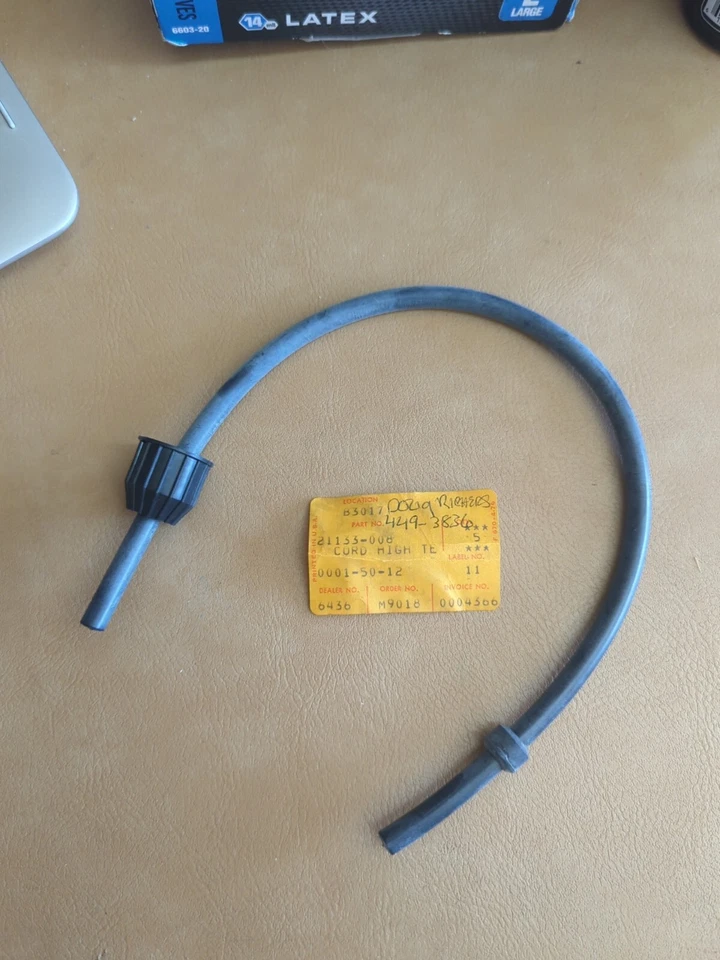 Шнур высокого натяжения 21133-008 новый из старых запасов Kawasaki 1966 A1 A7SS 1969 A7 Y1661 - Изображение 1 из 1