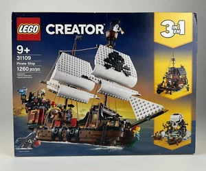 LEGO Creator 31109 Pirate Ship 3-In-1 Sailing Boat Skull Island Sealed & Retired - Picture 1 of 8