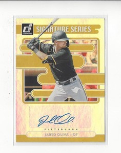 2021 Donruss Signature Series Jared Oliva AUTOGRAPH Pirates