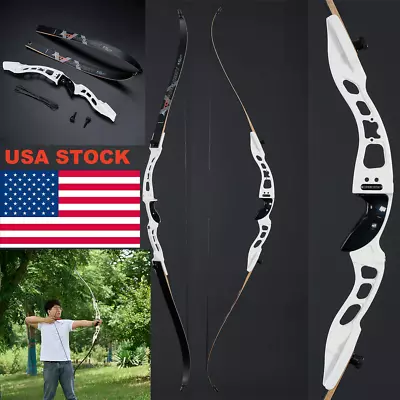 Archery 66" Takedown Recurve Bow Competition Bow RH Target for Shooting Practice - Image 1 of 4