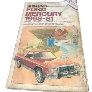 Chilton's Ford Mercury 1968-81 Repair and Tune-up Guide - Picture 1 of 4
