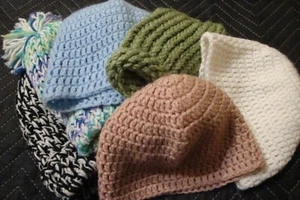 Damen (Auswahl 1) Beanie Mütze Strick Skimütze warm lässig Totenkopf Winter Thermo 222 - Bild 1 von 11