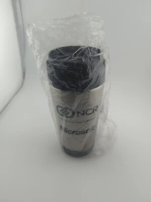 NCR - MICROSOFT - Copo com tampa e xícara de metal INOÇO INOXIDÁVEL - Caneca de café - - Imagem 1 de 4