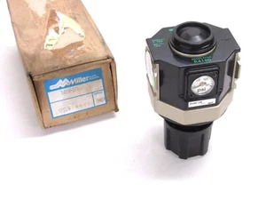 MILLER PNEUMATIC PRESSURE REGULATOR, 0-150 PSI, R4100-10N - Picture 1 of 5