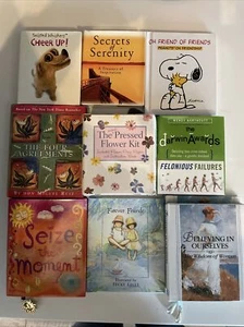 Mini Gift Book Bundle Lot of 10 Tiny Inspirational And Funny Books - Picture 1 of 3