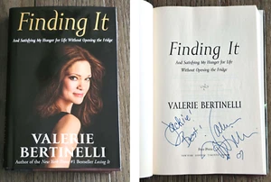 VALERIE BERTINELLI Signed Book FINDING IT 2009 First Edition Hardcover - Picture 1 of 12
