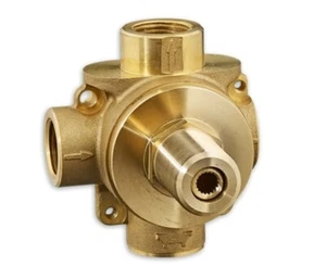 Valvola deviatrice a parete bidirezionale American Standard 1/2" - modello grezzo: R422 - Foto 1 di 5