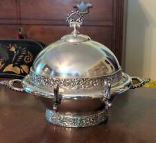 Rogers Smith Victorian Silverplate Covered Butter Dish 19th Century Aesthetic