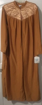 ~NUEVO~ BATA MONTGOMERY WARDS 'OPCIONES ÍNTIMAS' MUJER DORADA CREMALLERA LARGA FRONTAL - 3X Foto 1 de 4