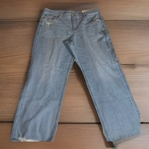 American Eagle Women Jeans Curvy Straight Stretch 20 W - Picture 1 of 13