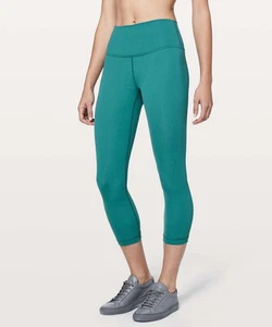 NWOT Lululemon Wunder Under Full On Luxtreme Crop 21" Deep Cove - Picture 1 of 8