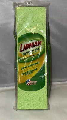 Libman Big Gator Mop Refill Sponge #03961 New Made In USA - Image 1 of 2