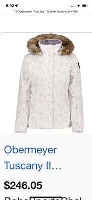 Obermeyer Women’s Tuscany 11 Jacket Sz 4 Regular. Botanical New W/Tags. - Image 1 of 4