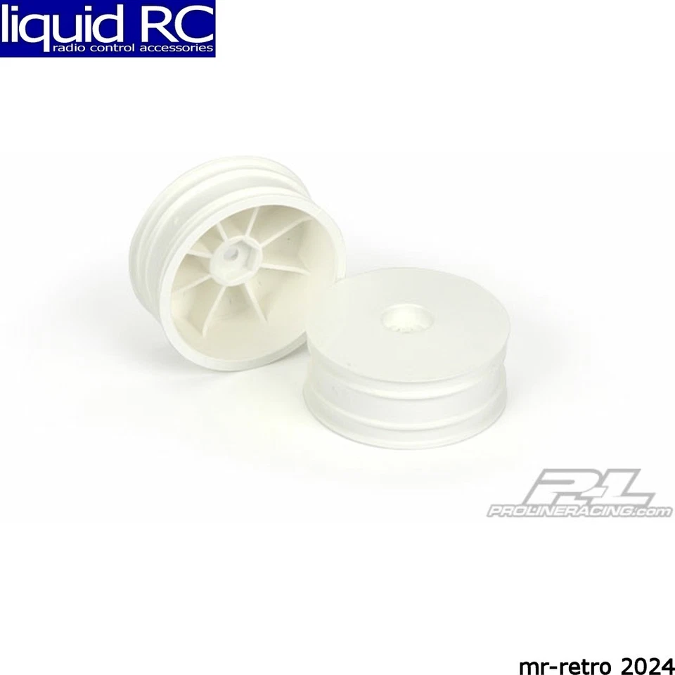Pro-Line 273504 Velocity 2.2 Inch Hex Front White Wheels W/12mm Hex (2) - Image 1 of 1