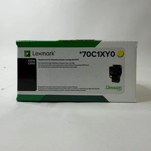 Neue Lexmark 70C1XY0 Tonerkassette Gelb - Bild 1 von 5