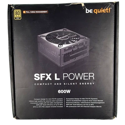BE QUIET! SFX L Quiet Performance Power 600W 80 Plus Gold Quiet Performance - Image 1 of 4