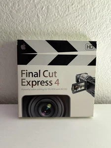 Apple Final Cut Express 4 HD Video Editing Software CIB - Picture 1 of 5