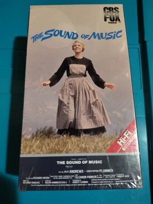 The Sound Of Music 1986 CBS Fox Video Vintage  2 -Tape VHS Set New Sealed Hi-Fi - Image 1 of 4