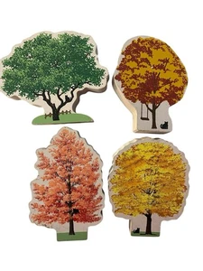 The Cat’s Meow Trees Live Oak Black Gum Sugar Maple Fall With Swing Lot 2003 - Picture 1 of 12