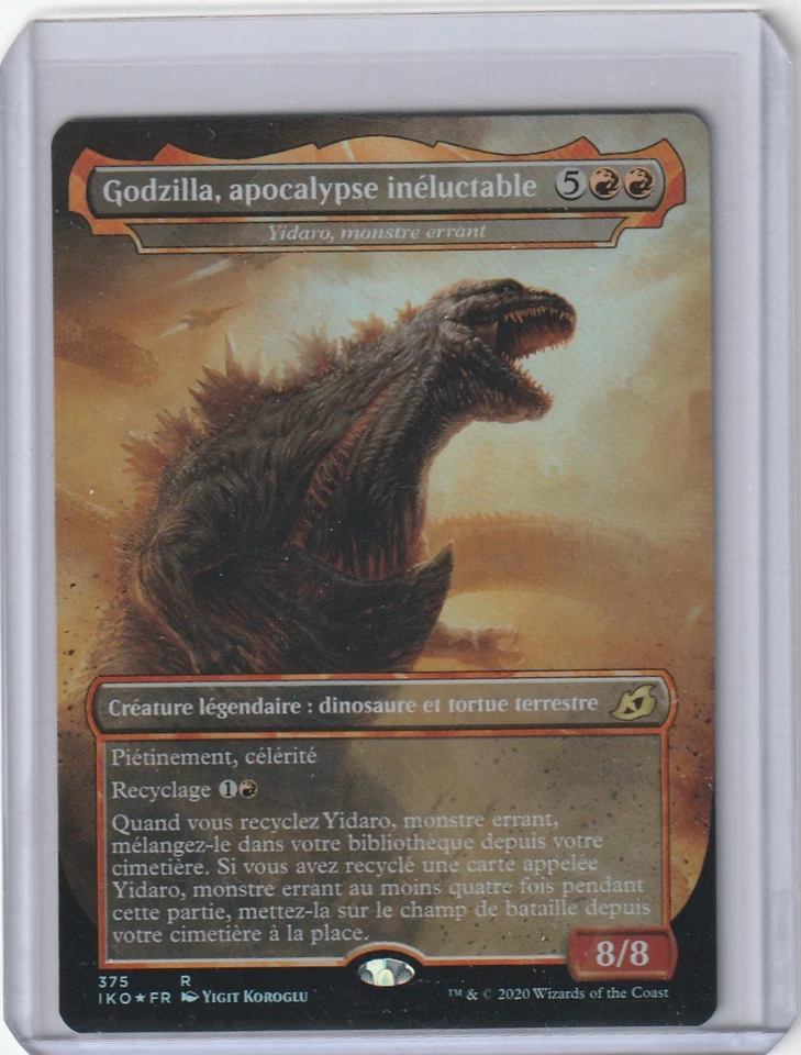 Godzilla, apocalypse ineluctable FRENCH IKO MTG 375 BORDERLESS Foil - Image 1 of 1
