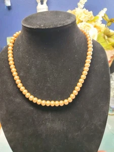 Beautiful Faux Pearl Necklace and Earring Set Silver Tone - Picture 1 of 9