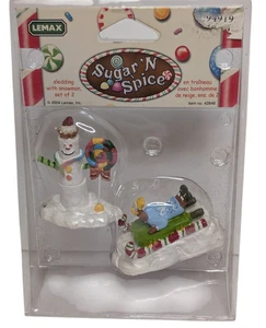 Lemax Christmas Sugar N Spice - Sledding Snowman - Original Packaging - #42848 - Picture 1 of 5