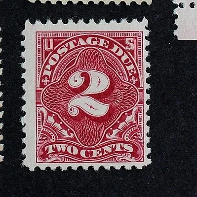 Scott # J62 -  ONE 2  CEMT 1917 POSTAGE DUE  STTAMP -  VF - OG - MNH - Image 1 of 2
