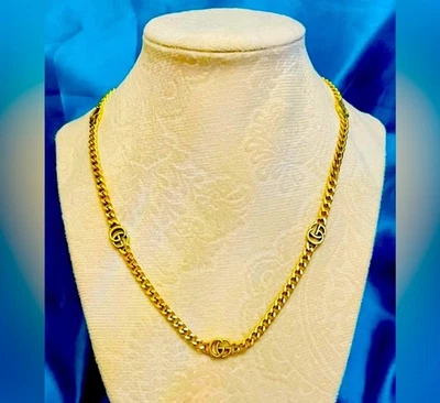 Stunning authentic Gucci GG Link Necklace - Image 1 of 4