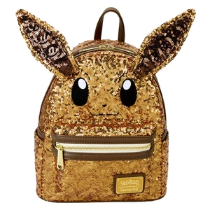 Loungefly Pokemon exklusiver Eevee Pailletten Cosplay Mini Rucksack Neu mit Etikett bestickt - Bild 1 von 5