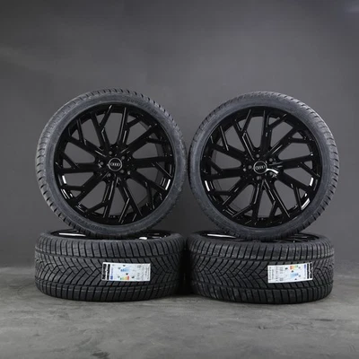 21 Zoll Winterräder original Audi A8 S8 4N 4N0601025AF Felgen Winterreifen - Bild 1 von 4