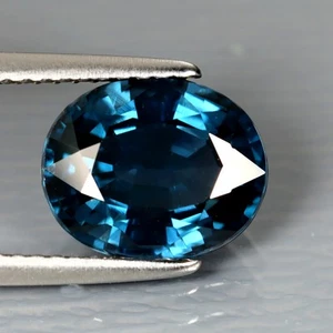 Piedra preciosa espinela azul Tanzania 3,54 quilates superior ovalada (10 x 8 mm) (sin calefacción) - Imagen 1 de 2