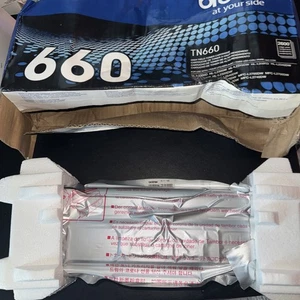 ORIGINAL NEU Brother TN660 Schwarz Tonerkassette KEIN 2ER-PACK - Bild 1 von 1