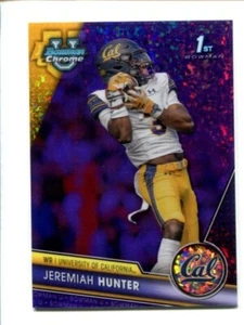 Mini refractor de diamante cromado Bowman University 2023 #69 - Jeremiah Hunter/399 - Imagen 1 de 2