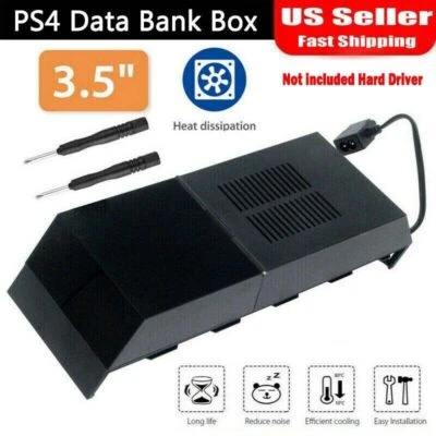 For PS4 Playstation4 Memory Storage 3.5" 6TB Data Bank Box Hard Drive External - Image 1 of 4