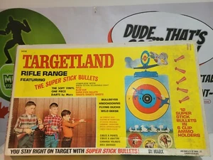 VINTAGE MARX TARGETLAND TOY SHOOTING RANGE GALLERY 99% COMPLETE GAME - Picture 1 of 11