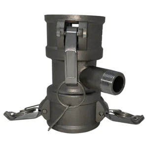 Camlock Fitting, Type DD with 3/4" Pipe Tap, Stainless Steel, 2" Female Camlo... - Picture 1 of 1