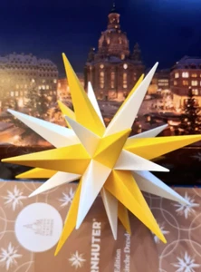 Herrnhuter Stern Frauenkirche Dresden Sonderedition gelb weiß A1e - NEU/OVP ✅ - Bild 1 von 5