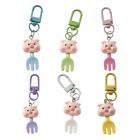 Lovely Keychain with Lobster Clasp Keyring Pendant Colorful Bag Charm
