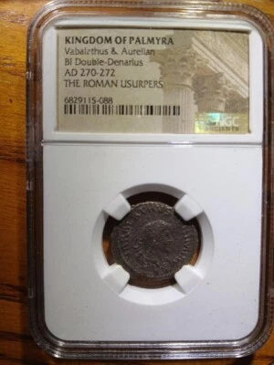 Bi Double Denarius A.D 270-272  THE ROMAN USURPERS KINGDOM OF PALMYRA - Image 1 of 2