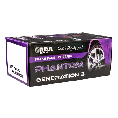 RDA PHANTOM CERAMIC FRONT BRAKE PADS FOR HOLDEN COMMODORE VE VF V6 & V8 2006 ON - image 1 of 4