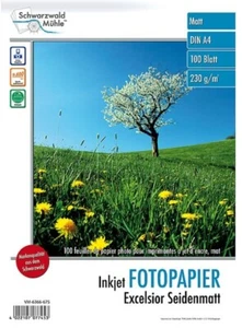 100 feuilles papier photo mat A4 - 230 G - Schwarzwald Mülhe - Photo 1/1