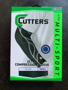 Cutters Shock Doctor 773 Ultra Multi-Sport Core Compression Sleeve Black Size S - Picture 1 of 2