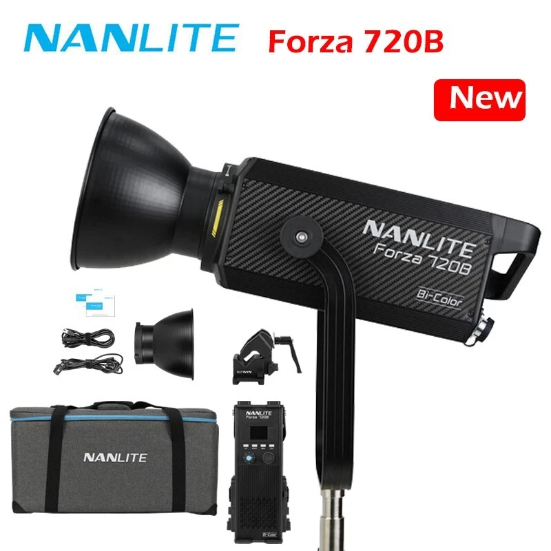 Nanlite Forza 720B 800W Bi-color Spotlight LED Video Light Photography Lighting - Image 1 of 4
