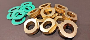 Scott Bonnar Brass Thrust Pad choose w/without Fibre Washer PLS READ DESCRIPTION - Bild 1 von 9