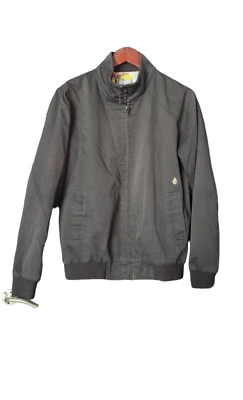 VTG Rare Volcom INTL Plaid Graphic Lined Full Zipped Light Oxford Jacket Size M - Image 1 of 4