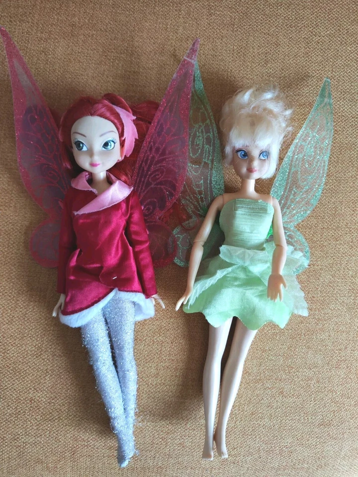 DISNEY STORE TINKERBELL ROSETTA TRILLY FATE FAIRY DOLL - Immagine 1 di 4
