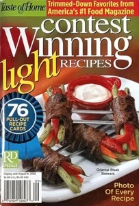 Contest Winning Light Recipes (Taste of Home 2006) 76 Pull-Out Recipe Cards - Imagen 1 de 1