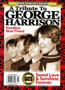 George Harrison Magazine 2001 RIP Tribute The Beatles Gold Collectors Series NOS - Picture 1 of 2