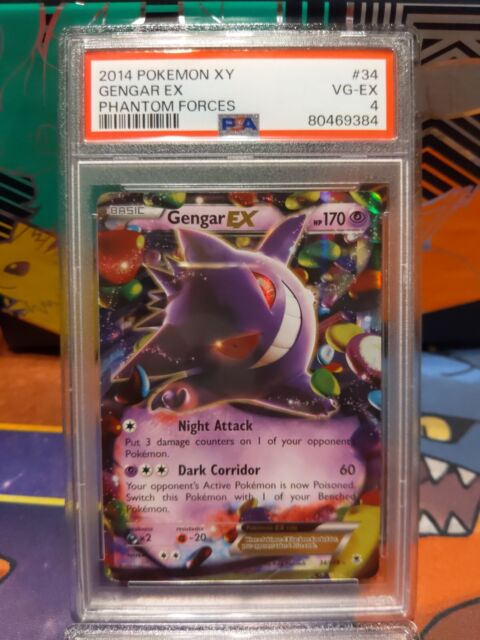 Auction Prices Realized Tcg Cards 2014 Pokemon XY Phantom Forces M Gengar EX  ULTRA RARE